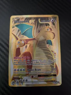 Pokemon TCG Dragonite-EX Evolutions Full Art Holo Card 106/108 - Image 1