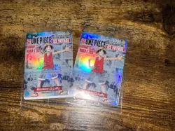 2-pack Monkey.D.Luffy (055) (College Basketball US Voyage) P-055 One Piece Cards - Image 1
