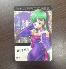 PREORDER Bulma No.88 Japanese Dragon Ball Vintage Gummy Card 2004 Bandai - Image 1