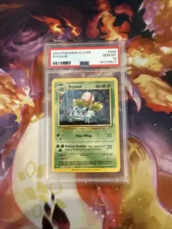 IVYSAUR 002/034 PSA 10 CLV POKEMON CARD CLASSIC COLLECTION HOLO ENGLISH - Image 1