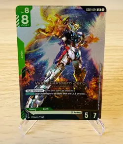 Wing Gundam Zero GD01-024 LR _ Newtype Rising(GD01) - Gundam Card Game - Image 1