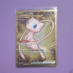 Pokemon Mew ex 205/165 Scarlet & Violet 151 Hyper Rare Full Art Holo EX Card - Image 1