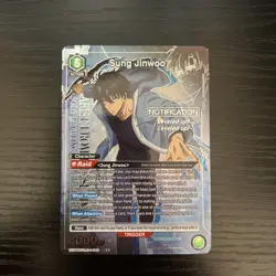Sung Jinwoo SR* One Star Alt Art (UE17BT-048) Solo Leveling Foil Card English - Image 1