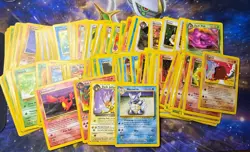 Lot of 100+Pokemon WOTC Cards LP Base Set 2 Jungle Team Rocket 1999 Vintage - Image 1