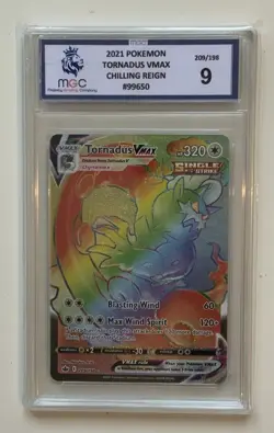 Tornadus VMAX 209/198 SW&SH Chilling Reign Pokemon Card MGC 9 Graded - Image 1