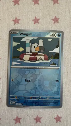 Wingull 038/159 Journey Together Reverse Holo Pokemon TCG Card - Image 1