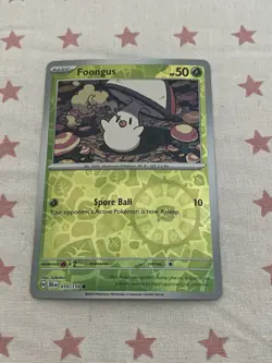 Foongus 010/159 Journey Together Reverse Holo Pokemon TCG Card - Image 1