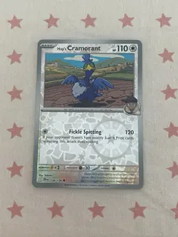 Hop's Cramorant 138/159 Journey Together Reverse Holo Pokemon TCG Card - Image 1
