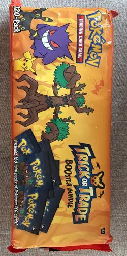 2024 Pokemon Halloween Trick or Trade Booster Bundle 120 Sealed Packs 360 Cards - Image 1