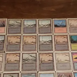 109 Revised Basic Lands Lot Mtg Vintage Old Magic The Gathering Pre-modern Cards - Image 3