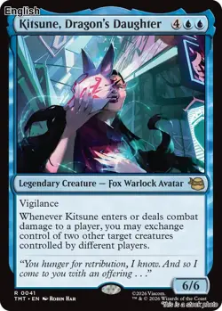 Kitsune, Dragon's Daughter EN [TMT - 41] - NM TCG MTG - Image 1