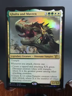 Ghalta and Mavren (MOM) Unique and Miscellaneous Promo MTG Foil LP - Image 1
