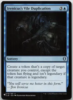 Irenicus's Vile Duplication The List Reprints 078/361 NM U - Image 1