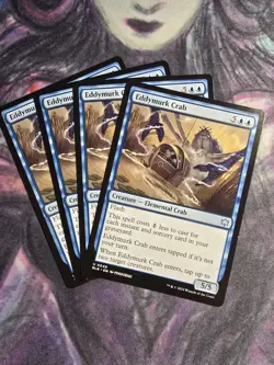 Eddymurk Crab X4 M/NM Magic: The Gathering MTG Bloomburrow - Image 1