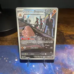 Pokemon Team Rocket's Dugtrio 239/217 Team Rocket Rare Holo 100HP - Image 1