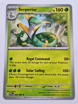 Pokemon TCG Perfect Order 6/88 Serperior Non Holo Build and Battle Deck... - Image 1