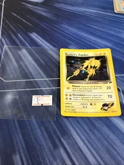 Vintage Pokemon Card Holo Gym Challenge Rocket's Zapdos 15/132 - Image 3