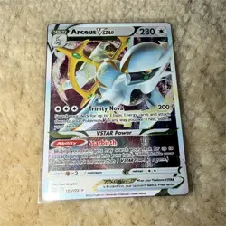 Pokemon TCG Arceus VSTAR metal card - Image 1