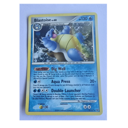Pokemon Blastoise 2/127 Platinum Holo Rare 2009 Stage 2 130HP English - Image 1