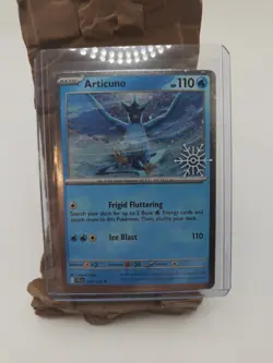 Pokemon TCG Holiday Calendar 2025 Articuno Stamped Promo 032/159 - Image 1