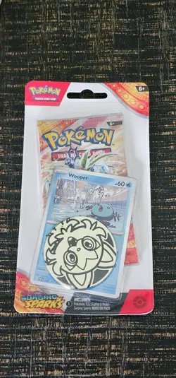 Pokemon - SURGING SPARKS Single Pack Blister [Wooper] NEW Sealed - Image 1