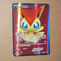 Pokemon TCG Victini Full Art Holo Card 98/101 2011 B&W Noble Victories - Image 1