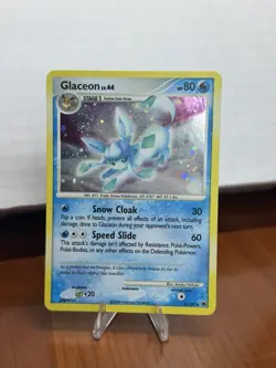 Glaceon 5/100 Holo Rare Majestic Dawn Pokemon Card 2008 LP - Image 1