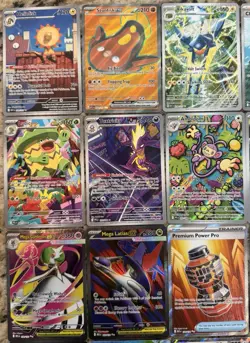 Pokemon TCG Ascended Heroes, Phantasmal, MEG, JTG- Full Art , EX Lot Of 24 Cards - Image 2