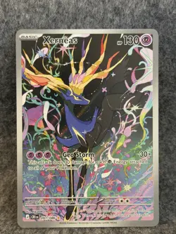 Xerneas 091/086: Chaos Rising Illustration Rare Full Art Holo. NM Pokemon - Image 1