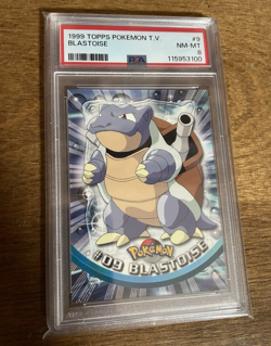 Blastoise 1999 Topps Red Label Pokemon T.V. Trading Card Fresh Slab #8 - PSA 8 - Image 3