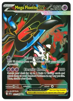 Mega Floette ex 101/086 - Pokemon TCG - Chaos Rising Ultra Rare Holo - Image 1