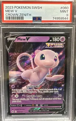 2023 POKEMON SWSH MEW V CROWN ZENITH - Image 1
