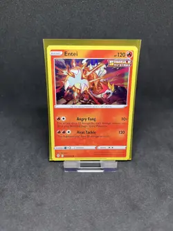Pokemon card - Entei 019/203 Holo! Rare! TCG! Evolving skies! Pack fresh! - Image 1