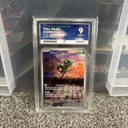 Teal Mask Ogerpon SVP123 Promo - Black Star - Ace Graded: 9 Mint - Pokemon TCG - Image 1