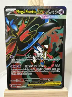 Pokemon TCG Mega Evolutions Chaos Rising - Mega Floette EX 101/086 Full Art Rare - Image 1