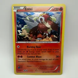 Pokemon TCG Entei (14) Holo Rare XY - Ancient Origins 14/98 LP - Image 1