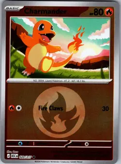 Charmander (Energy Symbol) 020/217 Ascended Heroes Pokemon Reverse Holo NM/M - Image 1