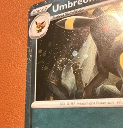 Pokemon Umbreon - 059 (Cosmos Holo SWIRL) 059/131 NM - Image 3