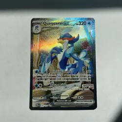 QUAQUAVAL EX 260/193 SPECIAL ILLUSTRATION RARE PALDEA EVOLVED POKEMON NM - Image 1