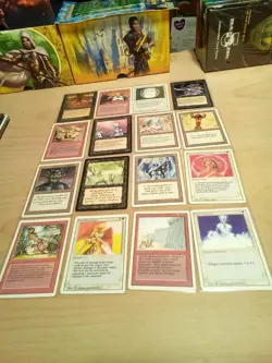 magic the gathering lot of 16 vintage cards (1994)unplayed - Image 1