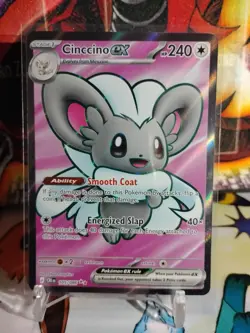 Cinccino EX 105/086 - ME04 Chaos Rising - Ultra Rare NM English Pokemon TCG - Image 1