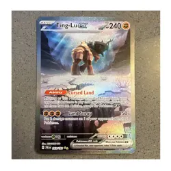 The Pokemon Company Ting-Lu ex SV02: Paldea Evolved Holo SIR 240 HP EN - Image 1