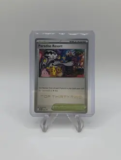 Pokemon World Championship 2025 TOP 32 Stamped Paradise Resort #224 PROMO - Image 1