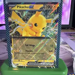Pikachu ex 028/131 Double Rare Prismatic Evolutions Pokemon Near Mint - Image 1
