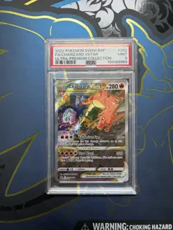 Pokemon TCG Charizard VSTAR SWSH262 Holo Black Star Promo PSA 9 Alt Art - Image 1