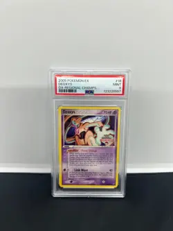 2005 Pokemon Deoxys 16/107 Championship Regional Stamped Promo PSA 9 Mint - Image 1