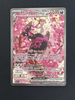 2026 Pokemon Ascended Heroes #288/217 Fezandipiti ex Special Illustration Rare - Image 1