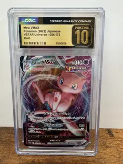 The Pokemon Company CGC Graded Mew VMAX 054/172 VSTAR Universe JP Holo 2022 - Image 1