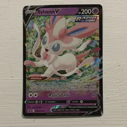 The Pokemon Company Sylveon V SWSH202 Promo Holo Rapid Strike English 200HP - Image 1