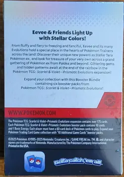 Pokemon TCG: S&V Prismatic Evolutions Factory Sealed Booster Bundle - Image 2